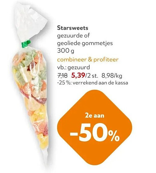 Starsweets gezuurd