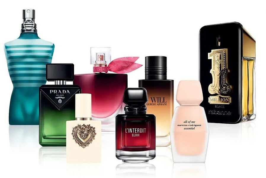 Parfums van een selectie merken