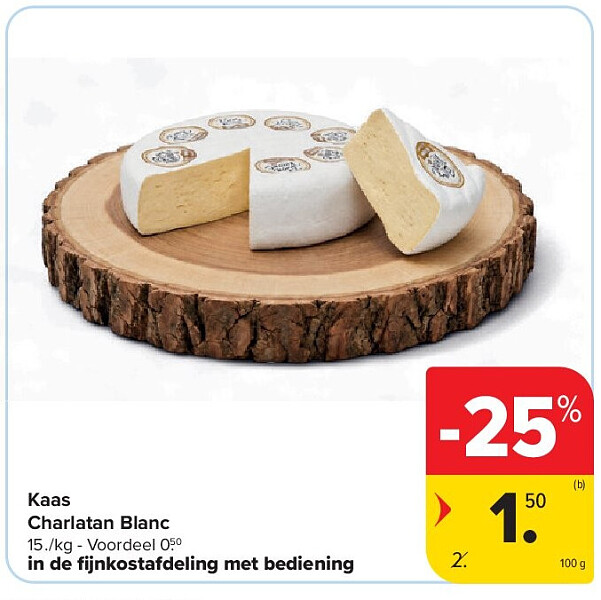 Kaas Charlatan Blanc