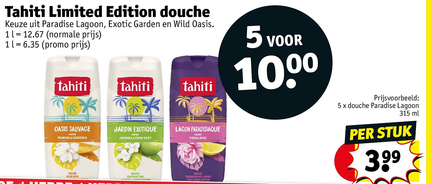 Tahiti Limited Edition douche