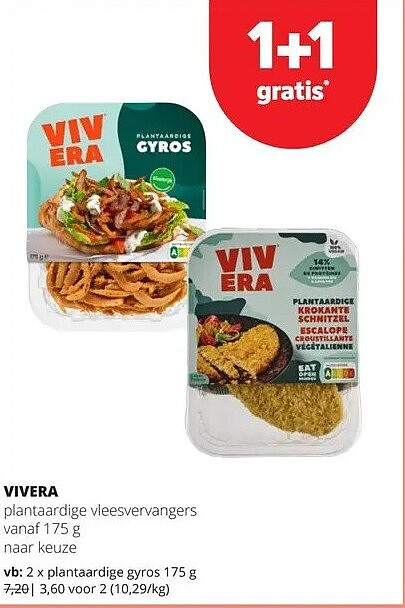 VIVERA plantaardige gyros 175 g