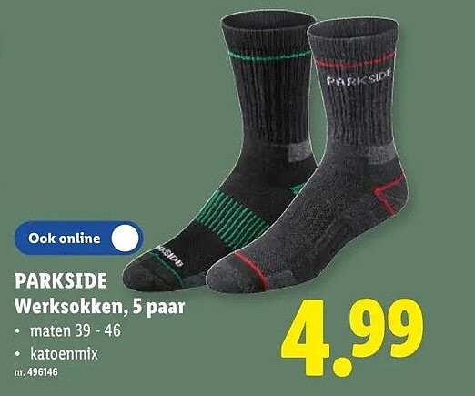 Werksokken, 5 paar