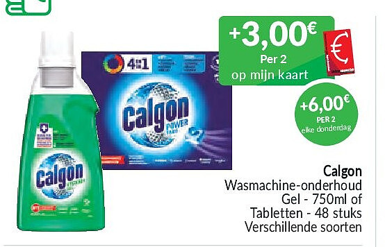 Calgon Wasmachine-onderhoud - 750ml of 48 stuks