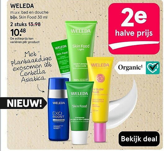 Weleda huidverzorging, bijv. Skin Food 30 ml