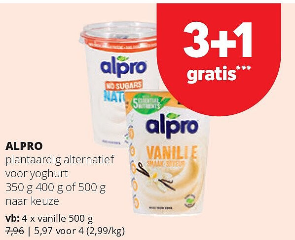 ALPRO plantaardig alternatief voor yoghurt 350 g