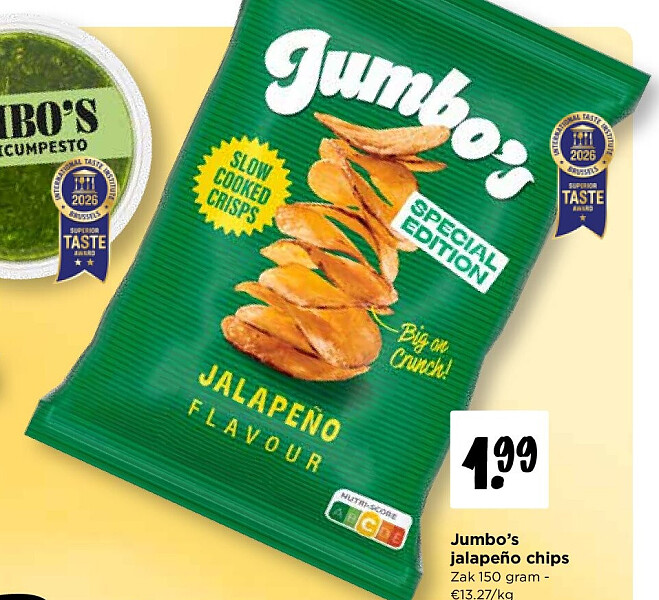 Jumbo’s jalapeño chips