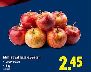Mini royal gala-appelen