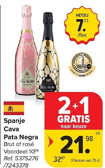 Spanje Cava Pata Negra
