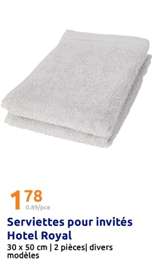 Serviettes pour invités Hotel Royal