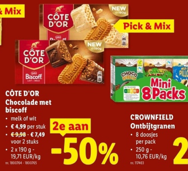 Chocolade met biscoff