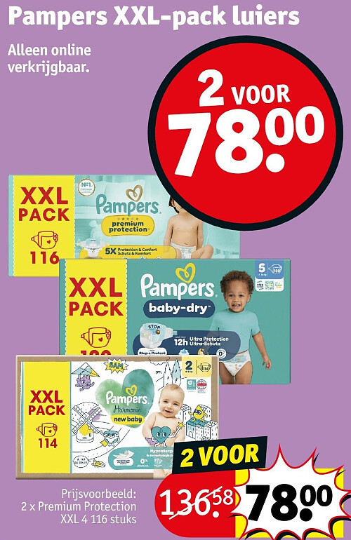 Pampers XXL-pack luiers