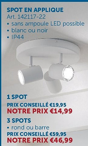SPOT EN APPLIQUE