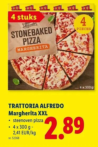 TRATTORIA ALFREDO Margherita XXL