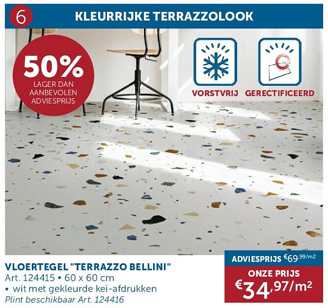 VLOERTEGEL "TERRAZZO BELLINI"