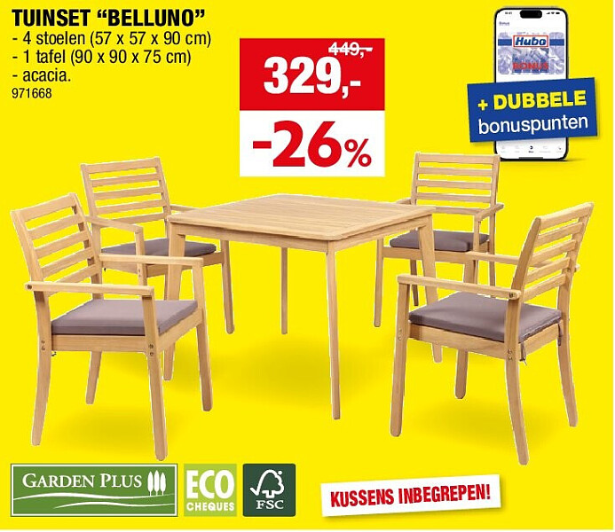 TUINSET “BELLUNO”