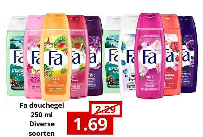 Fa douchegel 250 ml Diverse soorten