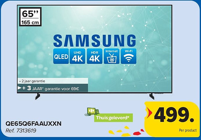 SAMSUNG QE65Q6FAAUXXN QLED TV