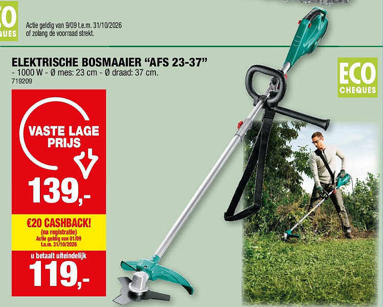 ELEKTRISCHE BOSMAAIER “AFS 23-37”