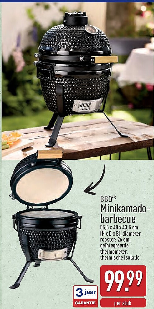 Minikamadobarbecue