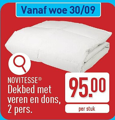 Dekbed met veren en dons, 2pers.