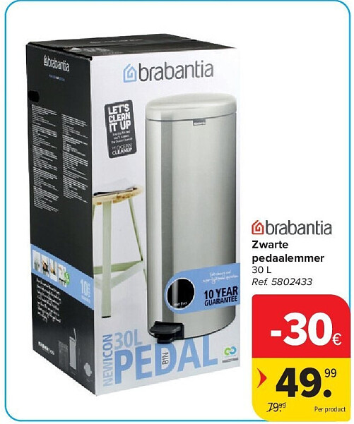 Zwarte pedaalemmer