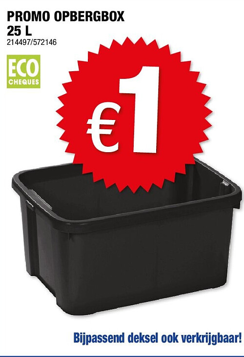 PROMO OPBERGBOX 25 L