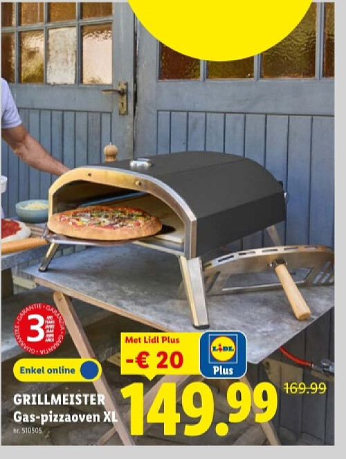 Gas-pizzaoven XL