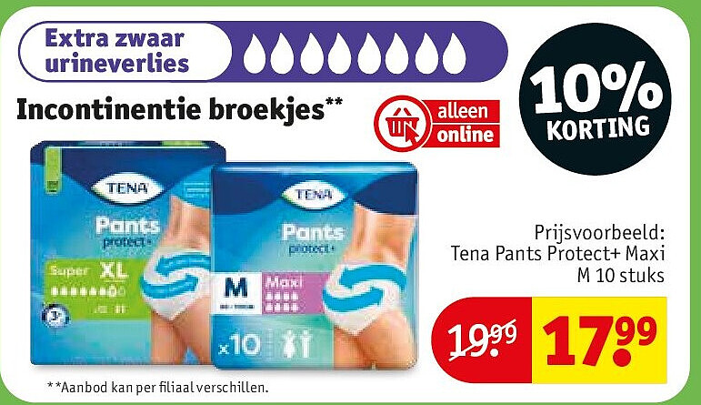Tena Pants Protect+ Maxi M 10 stuks
