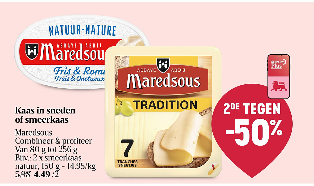 Kaas in sneden of smeerkaas