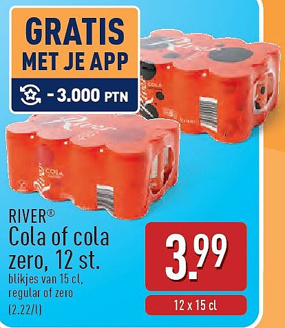 Cola of cola zero, 12st.