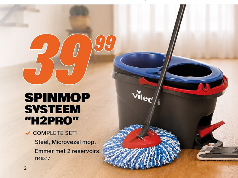 SPINMOP SYSTEEM “H2PRO”