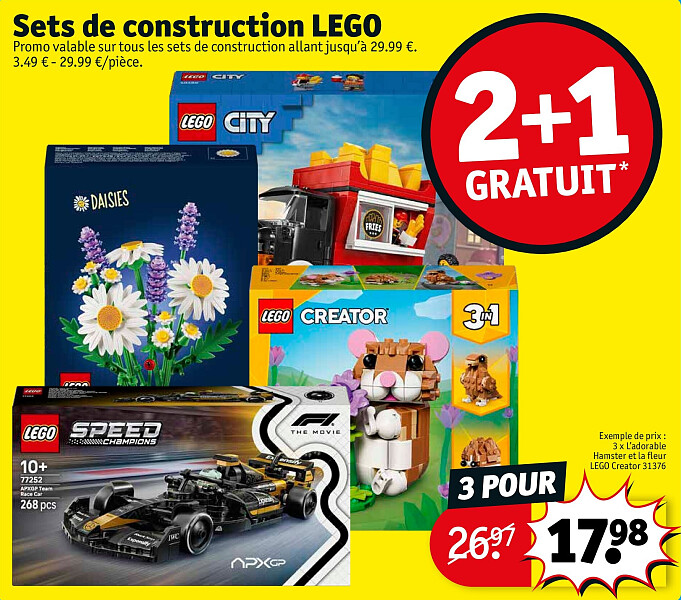 Sets de construction LEGO 3 POUR