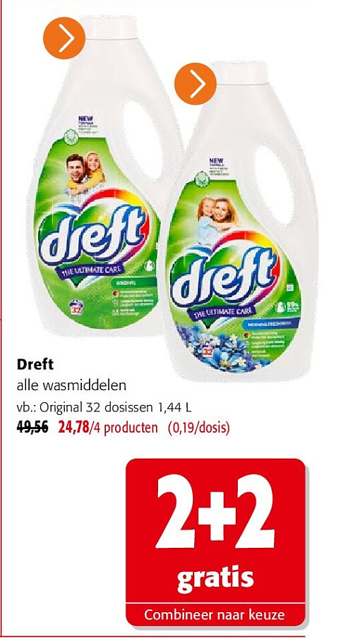 Dreft Original 32 dosissen 1,44 L