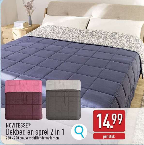 Dekbed en sprei 2in 1