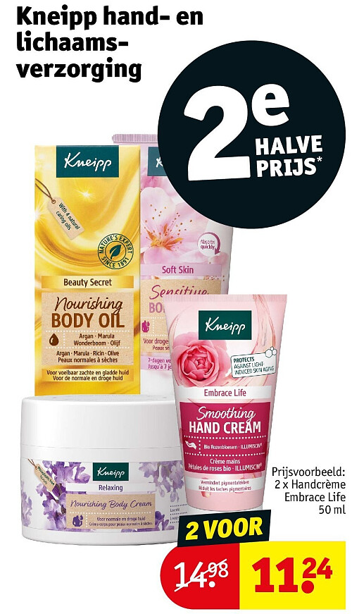 Kneipp hand- en lichaamsverzorging