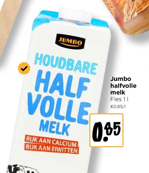 Jumbo halfvolle melk