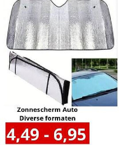 Zonnescherm Auto Diverse formaten