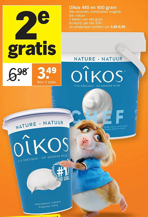 Oîkos 480 en 900 gram