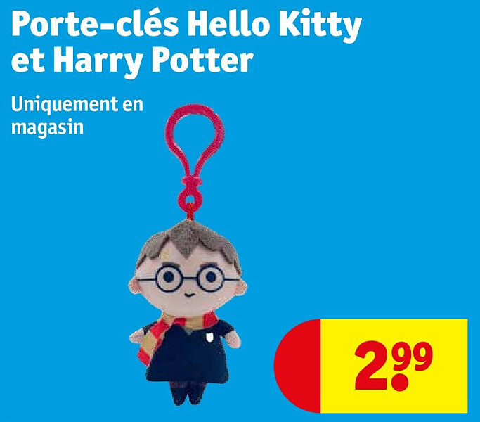 Porte-clés Hello Kitty et Harry Potter