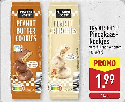 Pindakaas­ koekjes