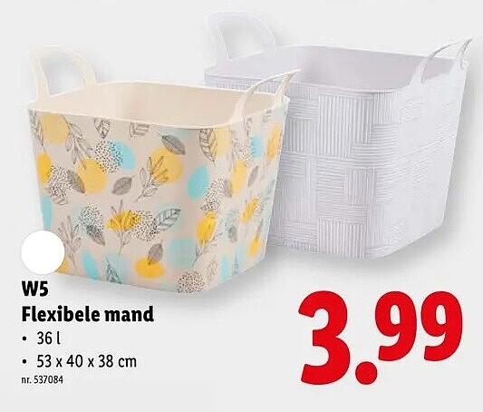 Flexibele mand
