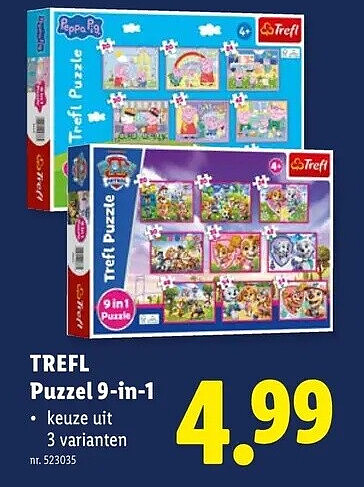 TREFL Puzzel 9-in-1