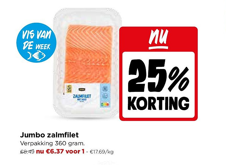 Jumbo zalmfilet