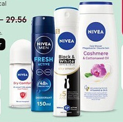 NIVEA deodorant 50 en 150 ml en bad en douche 250 ml