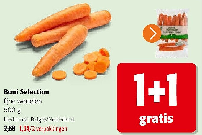 Boni Selection fijne wortelen 500 g