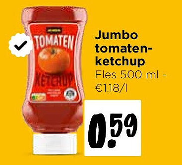 Jumbo tomatenketchup