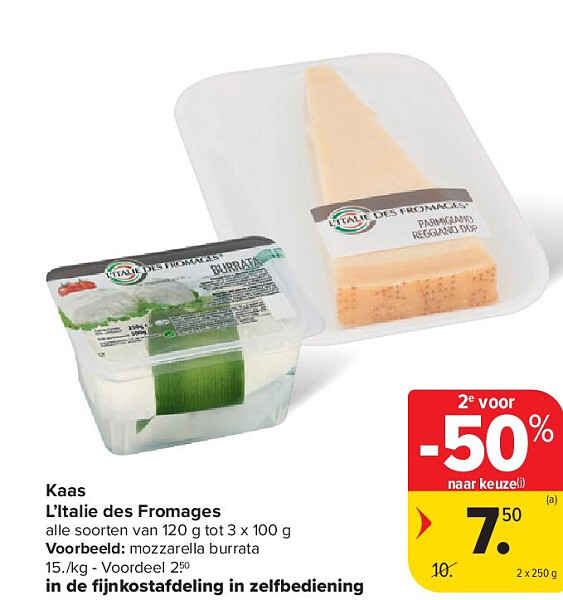 Kaas L’Italie des Fromages