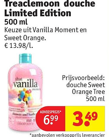 Treaclemoon douche Limited Edition