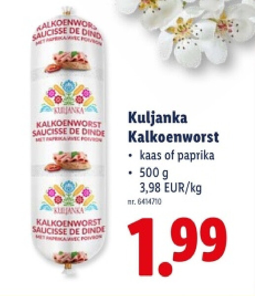 Kalkoenworst