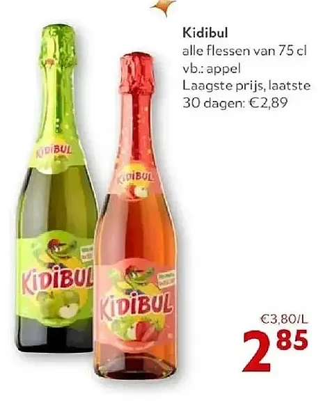 Kidibul appel Laagste prijs, laatste